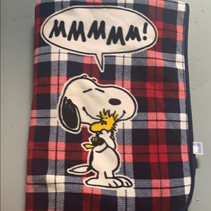 Large snoopy blanket
